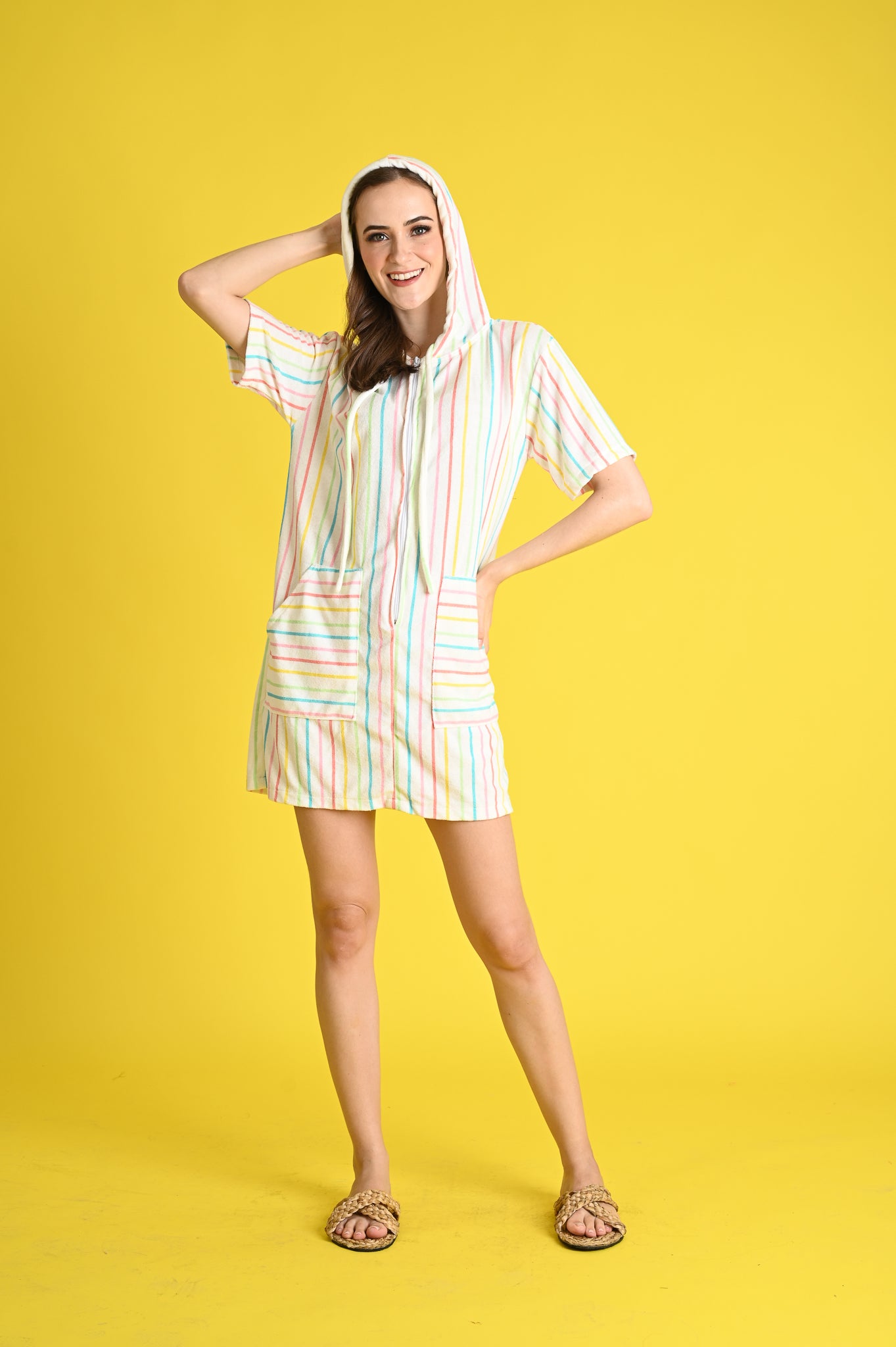 Swim: Parali Towelette Hooded Cover-up