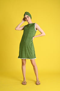 Swim: Kazu Cover-up Dress with Hair Wrap
