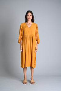 MUM x LQA:     Karen Puffed Sleeve Dress