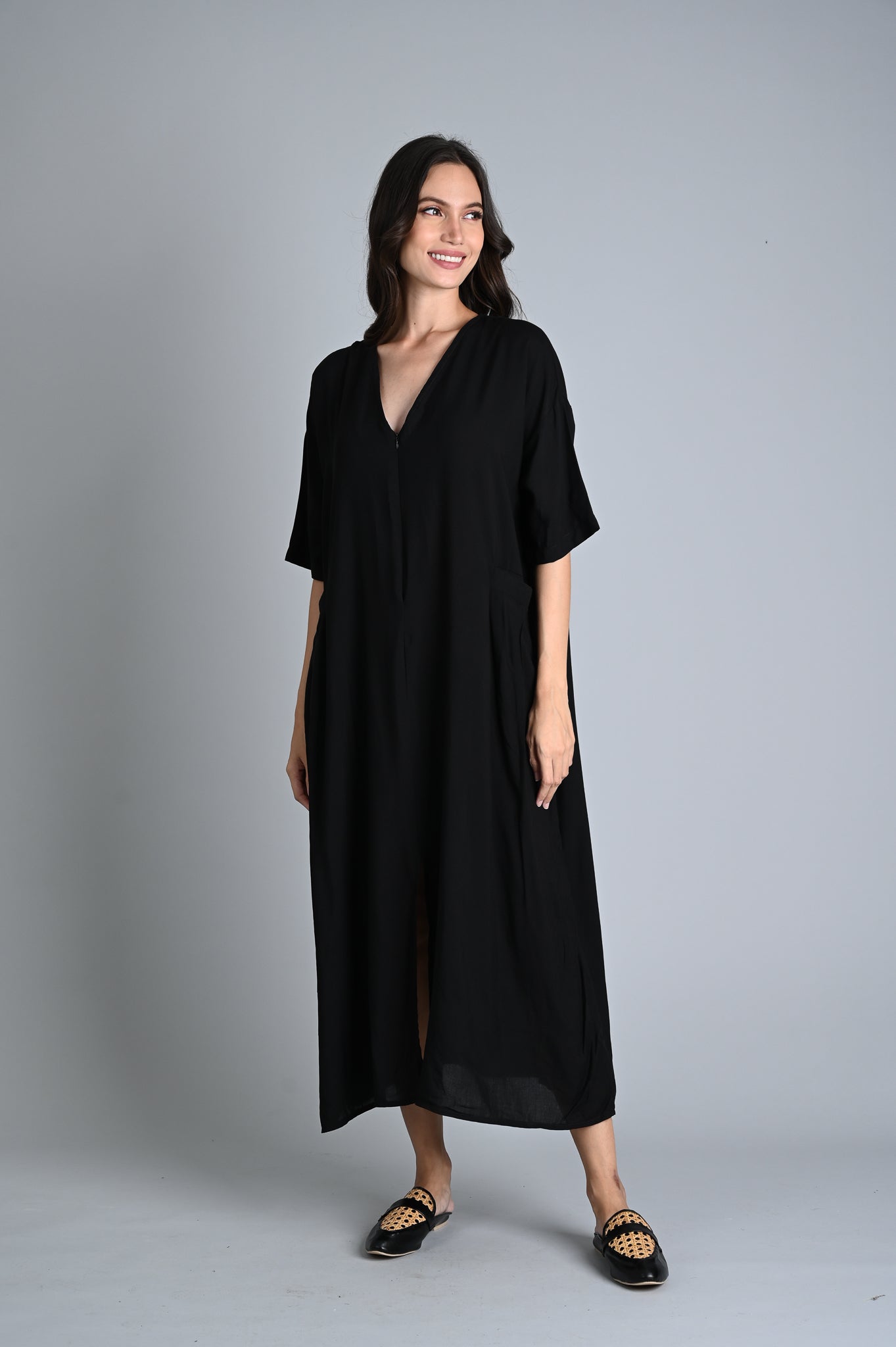MUM x RPB: Francesca Vneck Dress