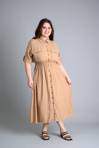 Safari: Avery Maxi Cargo Dress