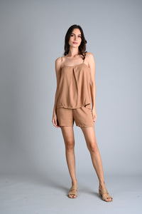 MUM x LQA: Rosary Spaghetti Top and Shorts Set