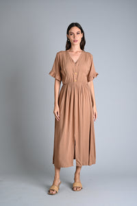 MUM x LQA: Tamera Dress with Cinched Waist