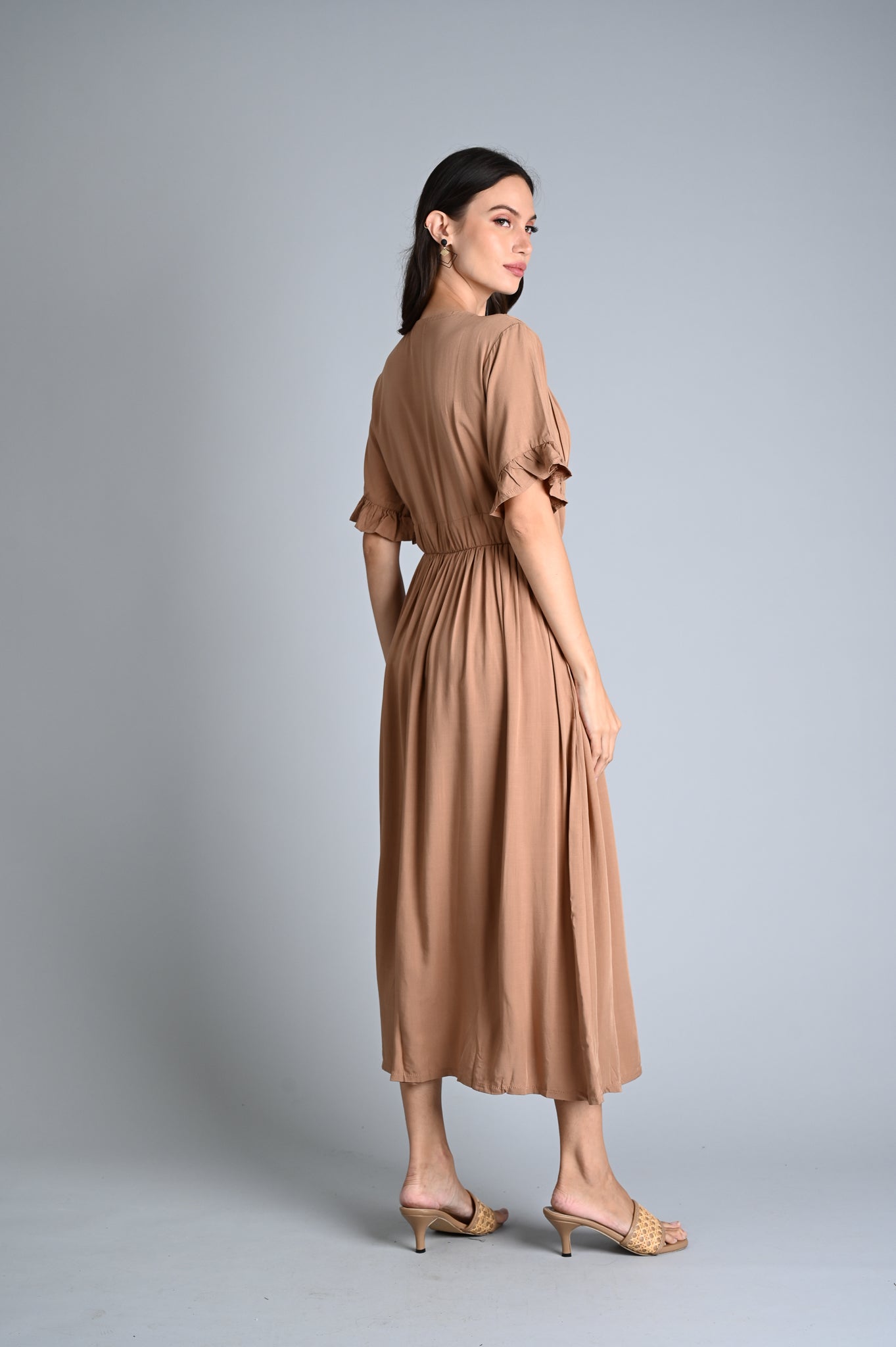 MUM x LQA: Tamera Dress with Cinched Waist