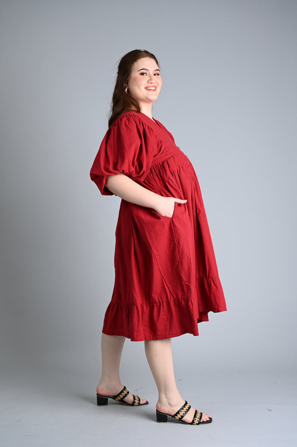 MUM Holidays: Beyonce Puff-sleeved Dress