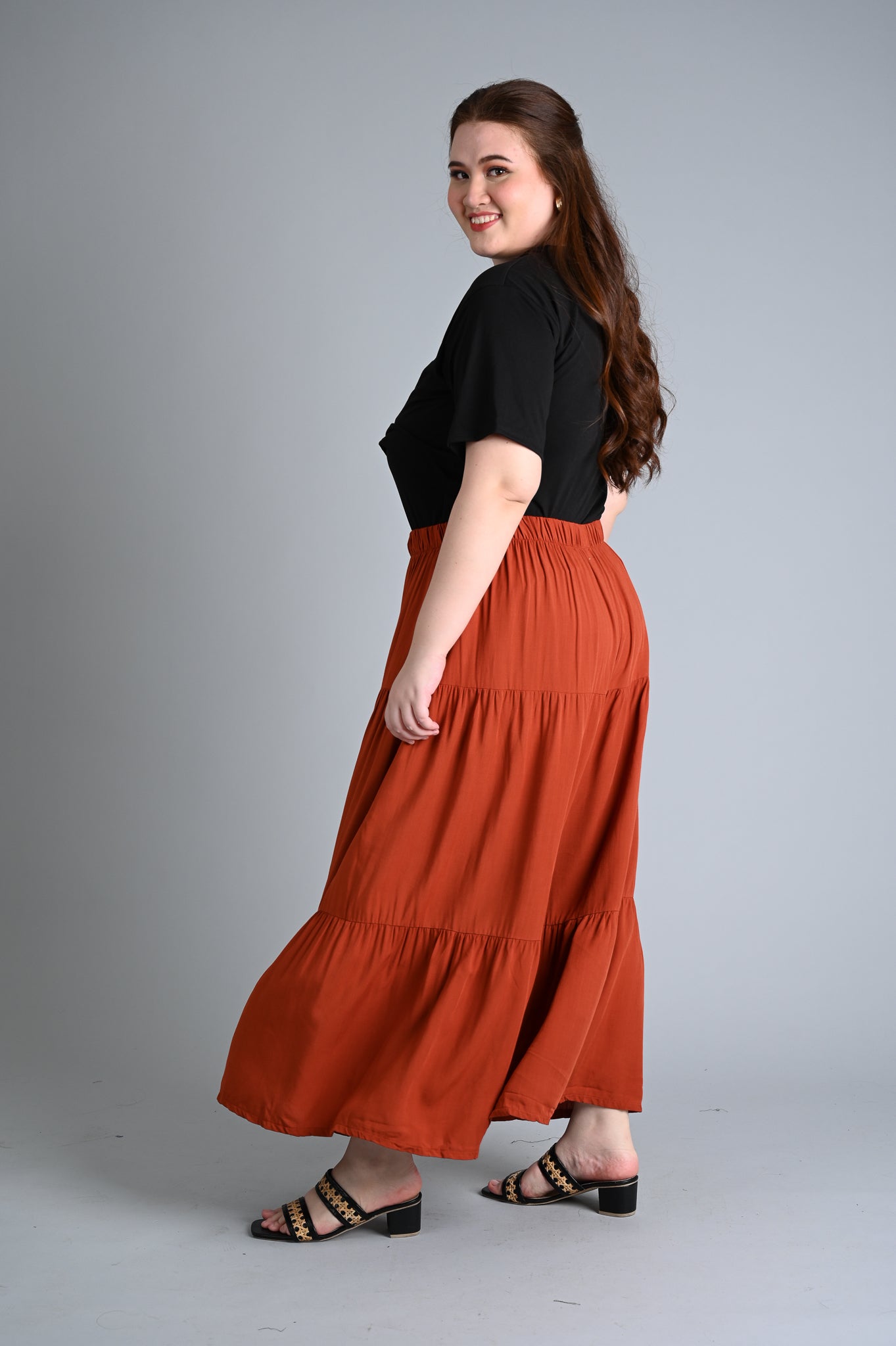 Plus-Size Basic Breastfeeding Shirt