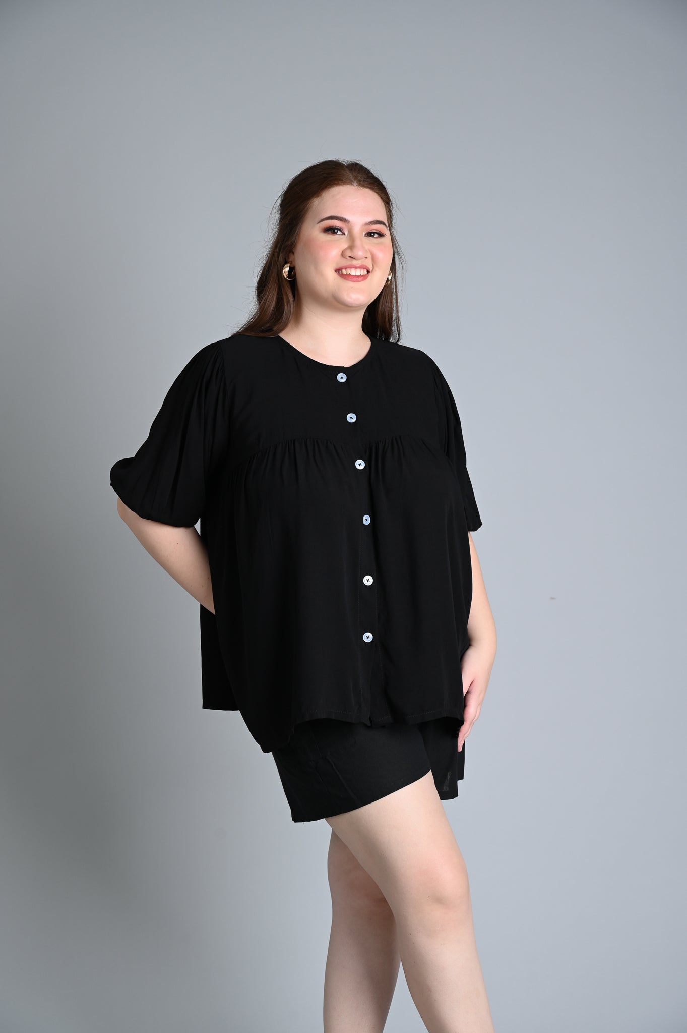 Tops: Ella Buttoned Top