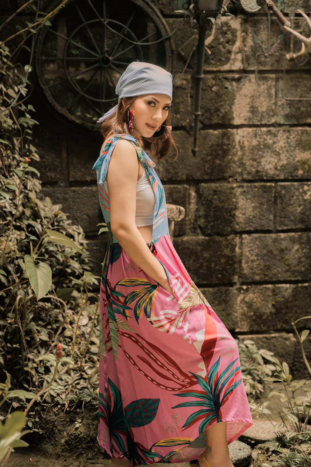 MUM x LDG 3: Ula Jumper Cullotes in Tropical Prints