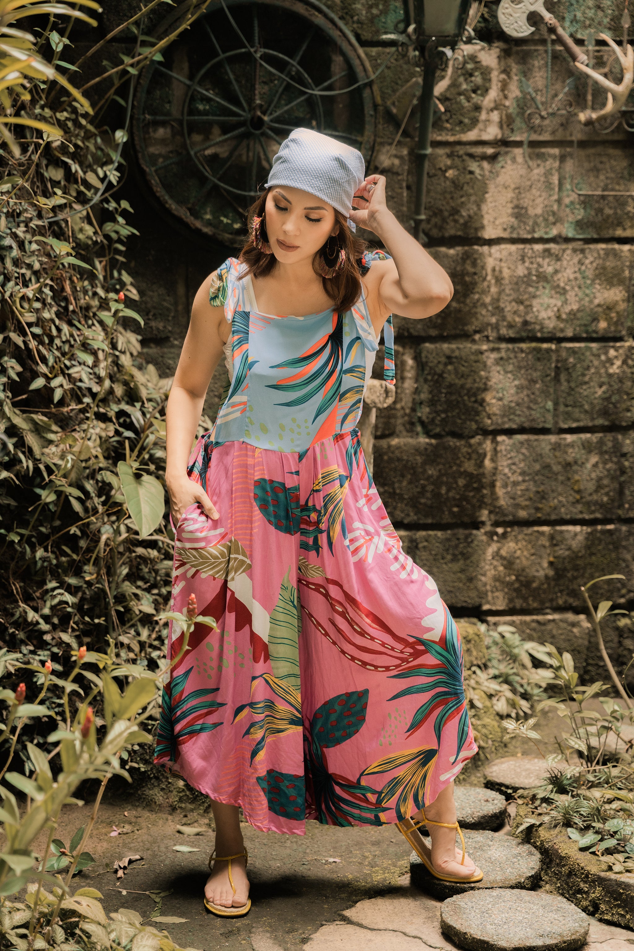 MUM x LDG 3: Ula Jumper Cullotes in Tropical Prints