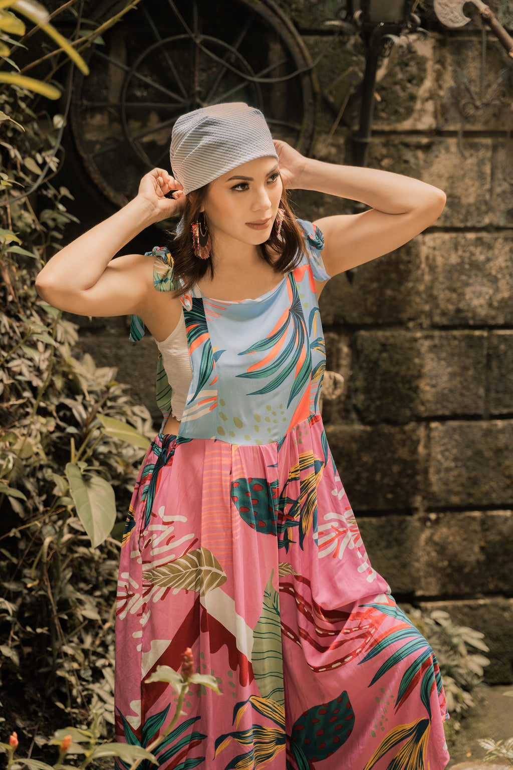 MUM x LDG 3: Ula Jumper Cullotes in Tropical Prints