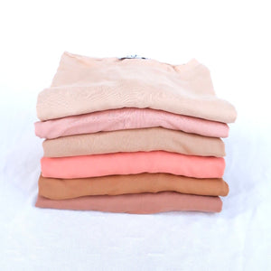 Basic Breastfeeding Shirt in Brown Tones