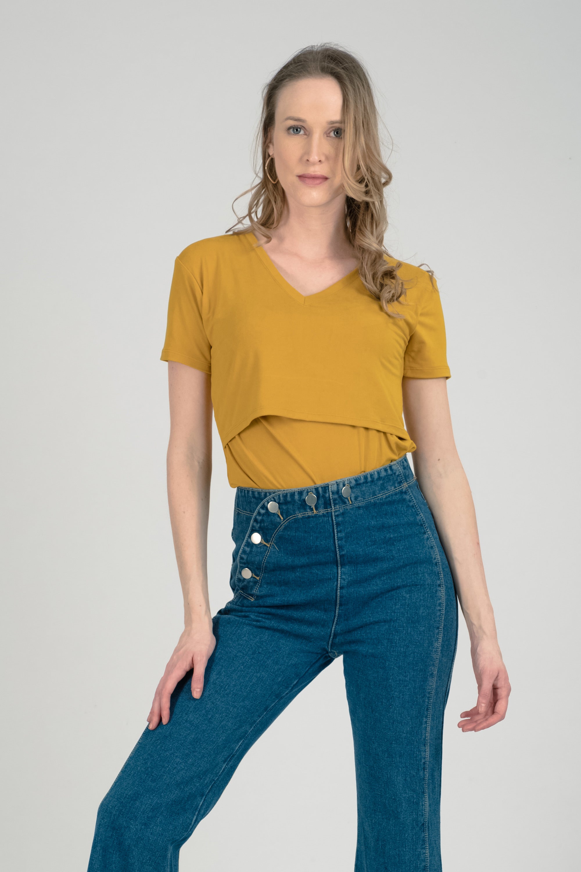 Basics: Vneck Basic Breastfeeding Shirt