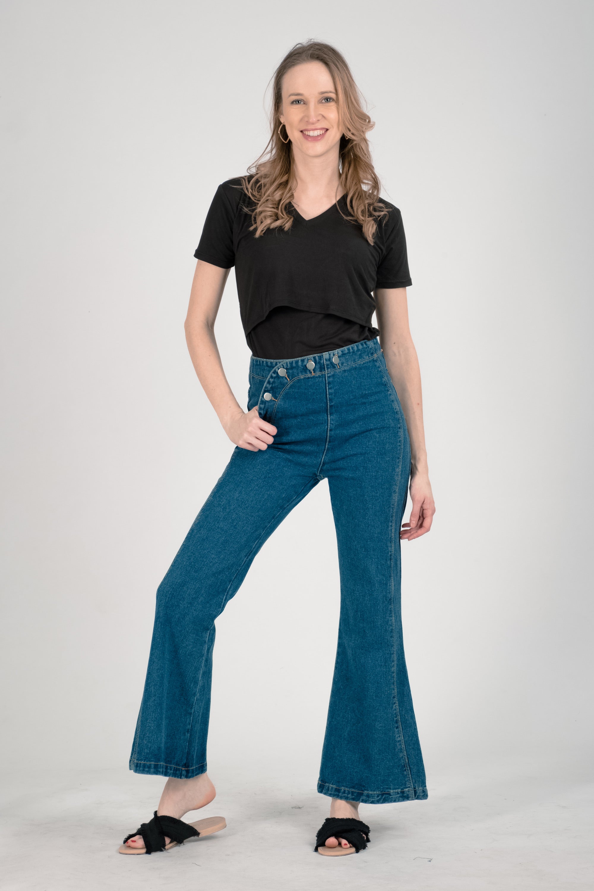 Basics: Vneck Basic Breastfeeding Shirt